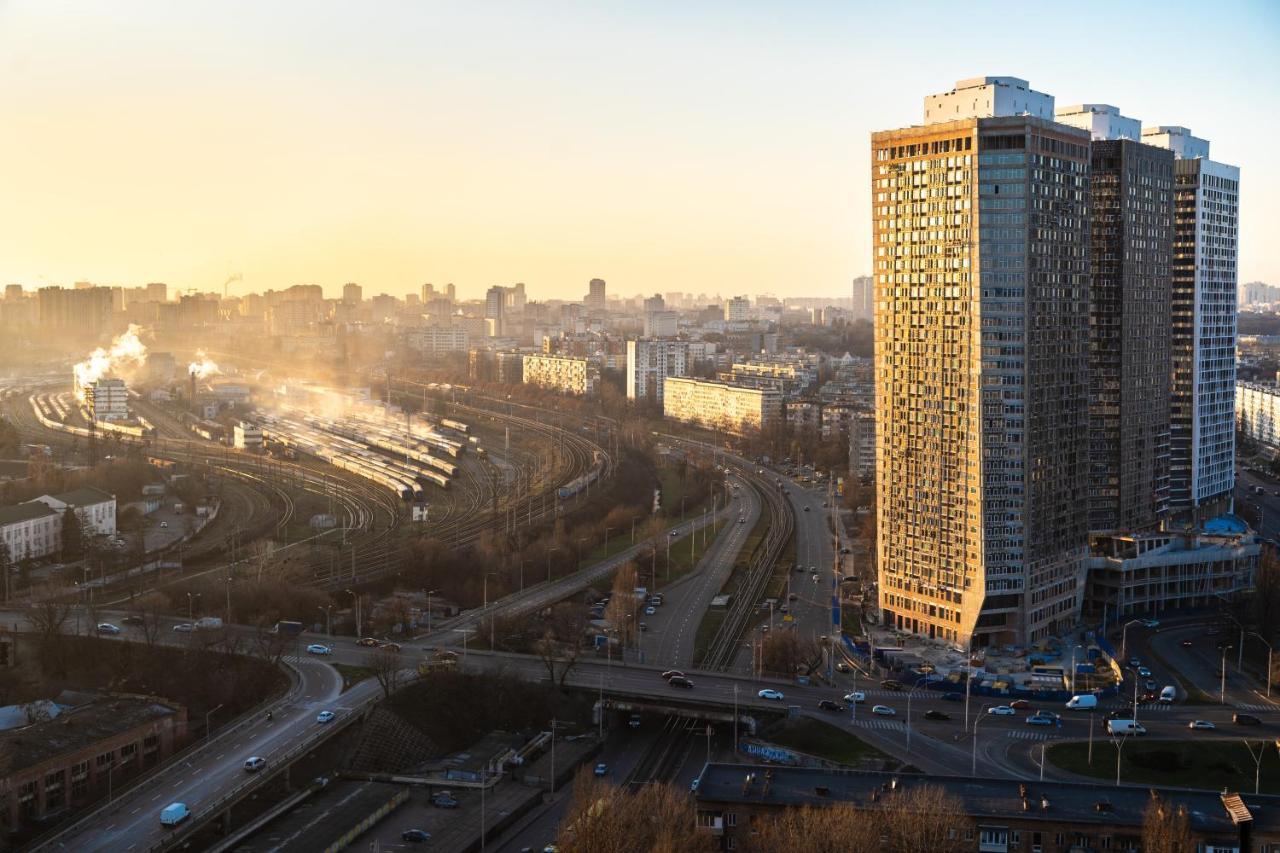Victory-30 Luxury Apartment Center كييف المظهر الخارجي الصورة